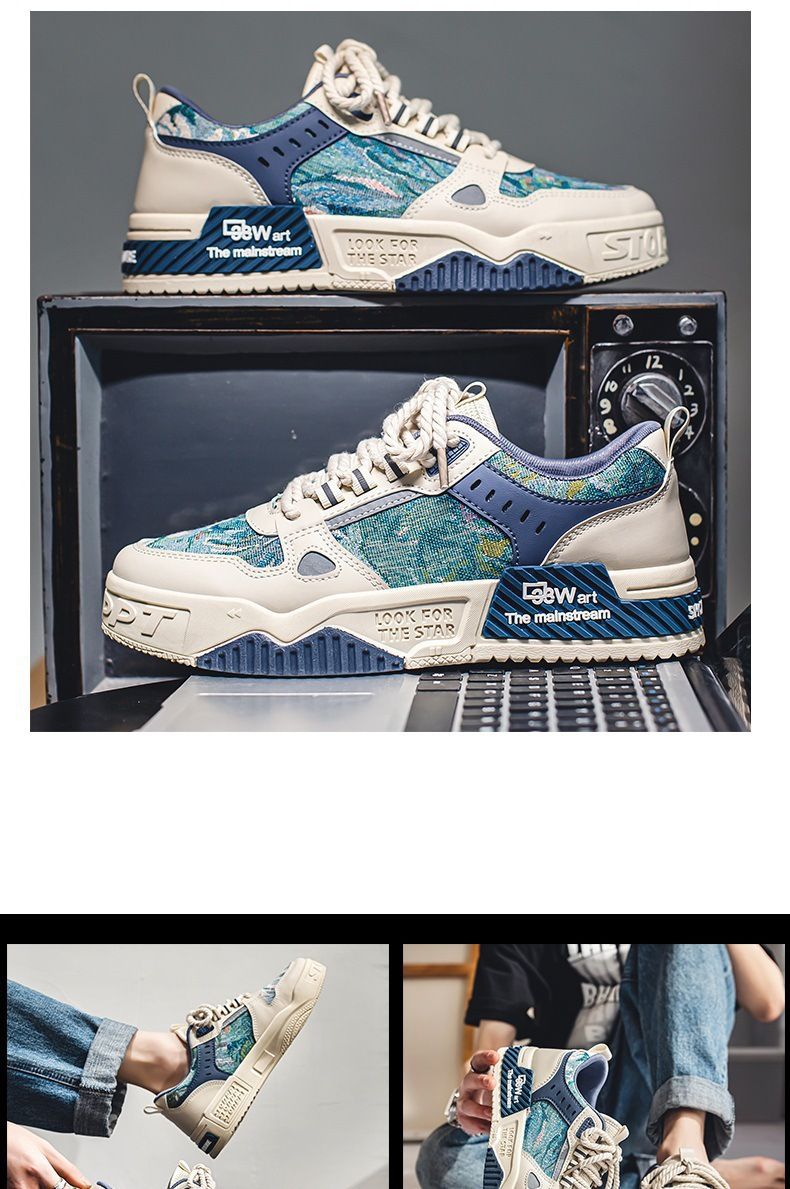 Trendige Freizeit-Sneaker für Herren – Atmungsaktive Sommer-Slipper mit dicker Anti-Rutsch-Sohle, leicht und bequem für den täglichen Gebrauch_voghion.com