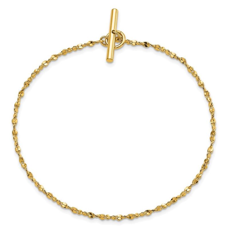 Kelly Waters Gold-plated Nugget Tie Chain_voghion.com