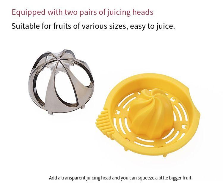 Spremiagrumi portatile manuale per limoni, semplice spremiagrumi per arance, set di tazze colorate in scatola_voghion.com
