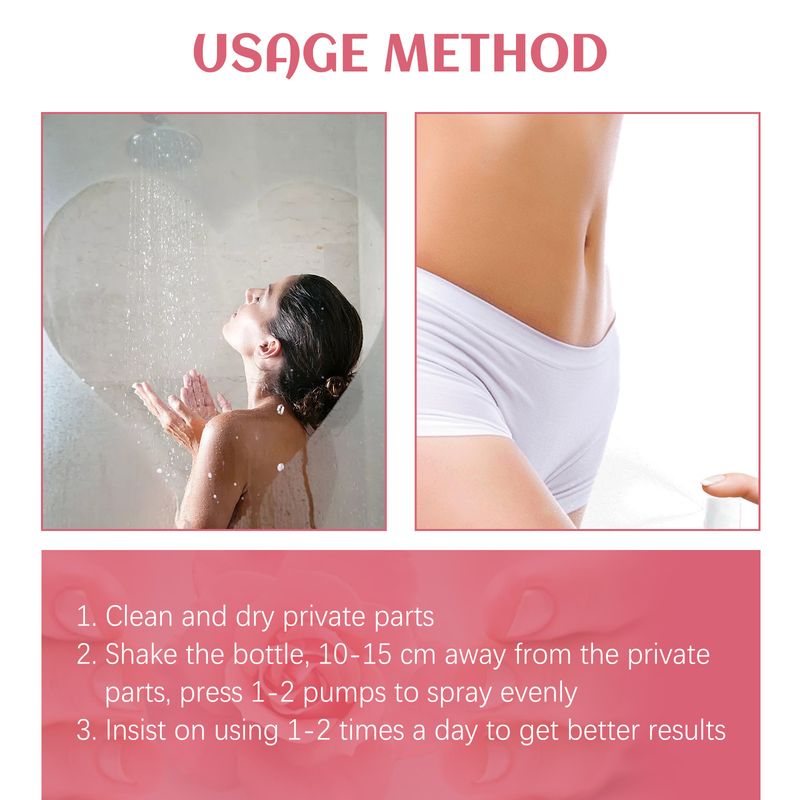 Spray per donna North Moon allevia il fastidio, detergente delicato, odore, cura del corpo_voghion.com