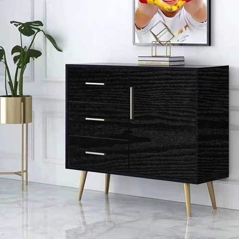 Wood Grain Self-Adhesive Moisture-Proof Furniture Color Change Wardrobe Sticker Home Black Walnut PVC Wallpaper Factory_voghion.com