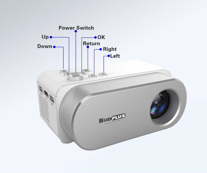 1pc High-definition Mini Lightweight Home Projector, Experience An Unprecedented Home Theater Experience_voghion.com