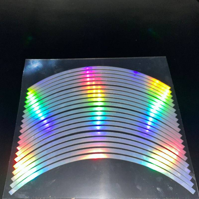 Auto Radnabe Warnung reflektierende Aufkleber, Auto Dekoration Aufkleber, wasserdichtes Design, starke Reflexion_voghion.com