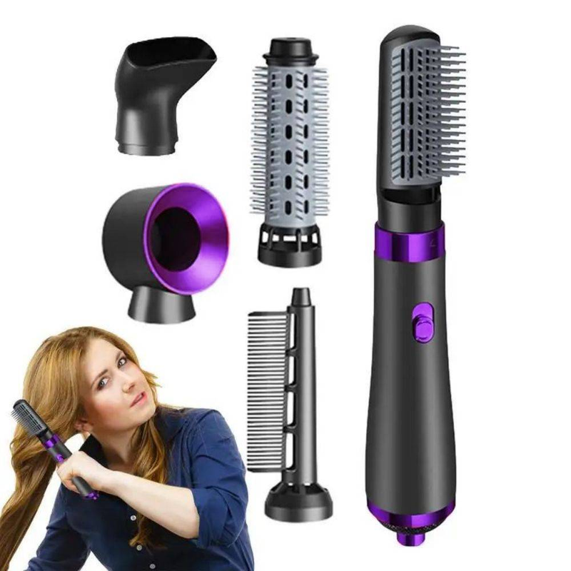 5 In 1 Multifunctional Hair Dryer Portables High Speed Hairdryer Professional Noise Reduction Constant Temperature_voghion.com