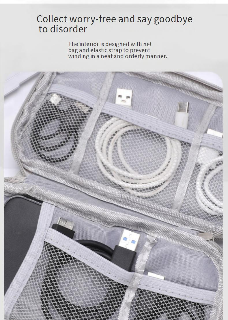 İnce Kart ve Teknoloji Düzenleyici – Kimlikler, Kredi Kartları ve USB Bellekler İçin Kompakt Seyahat Cüzdanı (Oxford Kumaş, Modern Renkler)_voghion.com