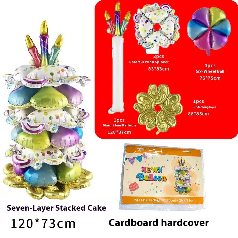 Ensemble de ballons en aluminium pour sapin de Noël – Décoration festive 3D pour anniversaires, fêtes et occasions spéciales (multi-styles, rouge/vert/blanc)_voghion.com