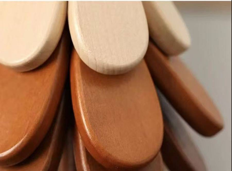 Decoración para mesa de comedor, árbol de Navidad, maceta de madera maciza, posavasos plegable, placa aislante de calor antiquemaduras_voghion.com