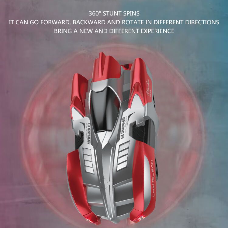 Mini voiture télécommandée à quatre roues, escalade murale, dérive, rotation à 360°, rechargeable_voghion.com