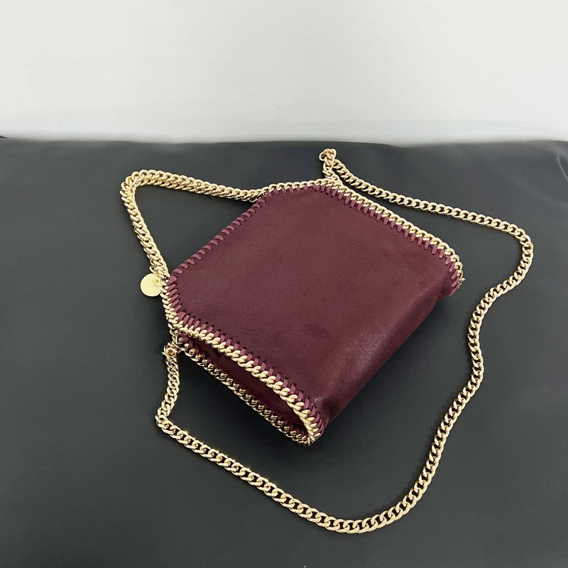 Stella Mccarey Falabella Große Einkaufstasche Designertasche Damen Schwarz Einkaufskette Taschen Geldbörse Messenger Leder Handtaschen_voghion.com