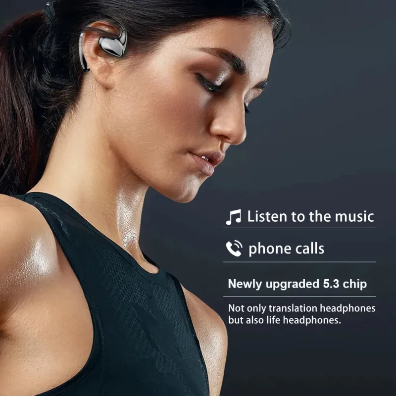 Auriculares Bluetooth M8 con sonido puro y calidad: auriculares portátiles con traductor de idiomas_voghion.com