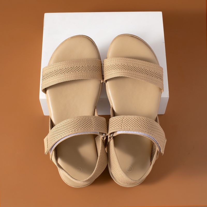 Sandali fatti a mano con suola spessa Pantofole Chaozhou per donna zeppa estiva resistente all'usura versatile abbigliamento outdoor Scarpe da spiaggia casual in velcro_voghion.com