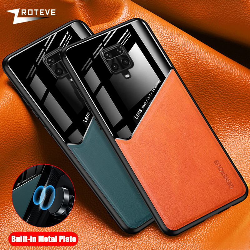 Redmi Note 9S Case ZROTEVE PU Lederen Auto Magnetische PC Cover Voor Xiaomi Redmi Note 8 9 Pro Max 9T 9A 9C Note9 Xiomi Redmi9 Gevallen_voghion.com