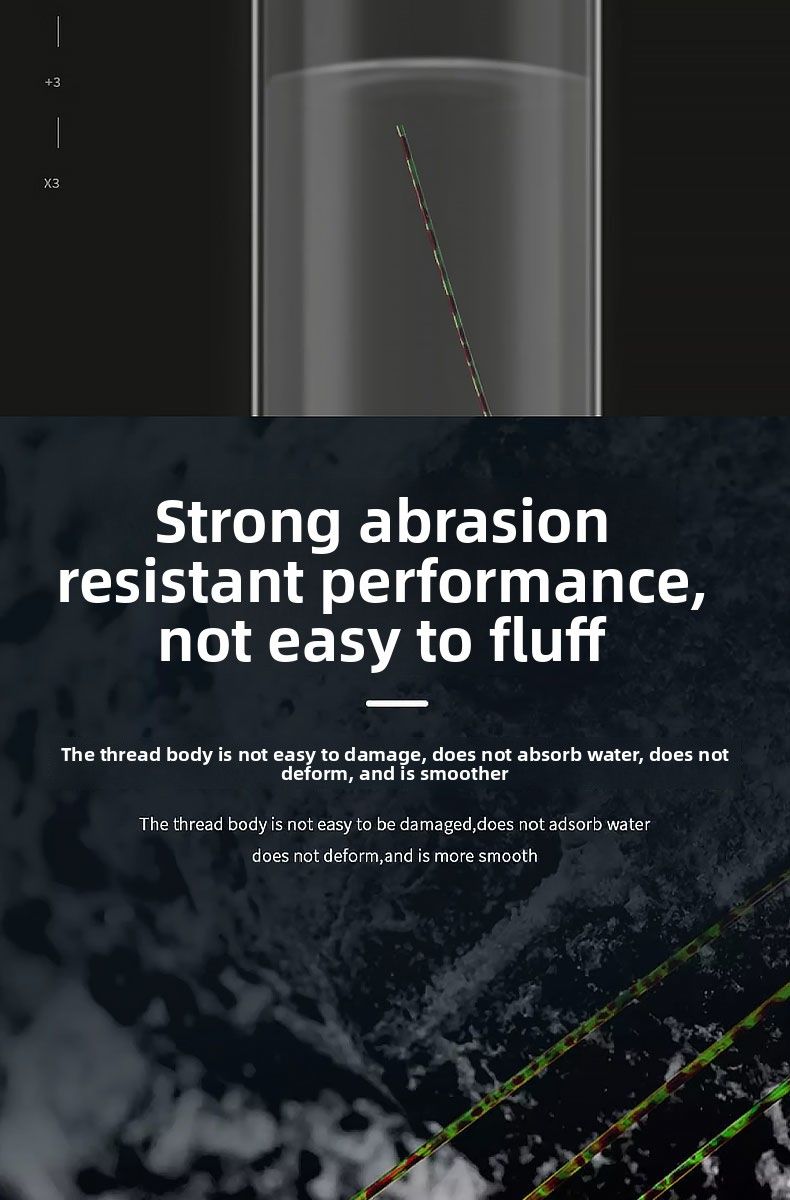 Slippery Road Sea Rod Nylon Soft Speckled Main Fishing Line Tension Sub-line_voghion.com