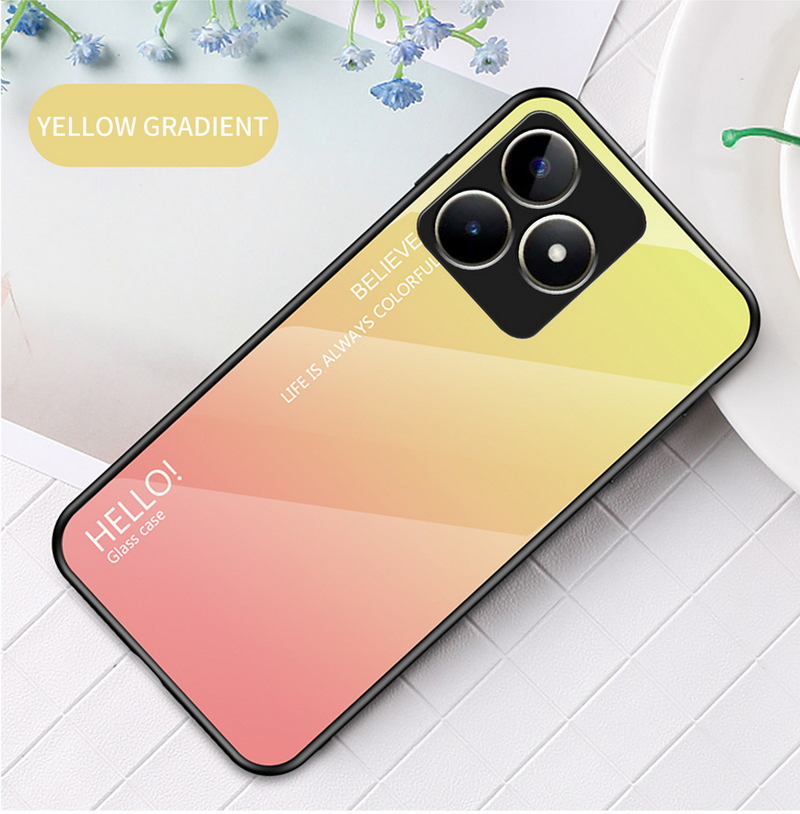 Gradiënt Gehard Glas Bescherm Case voor Realme C53 C55 C33 C35 C31 C30 C30S C15 C11 GT Neo 5 3T GT 3 2 Pro Master_voghion.com