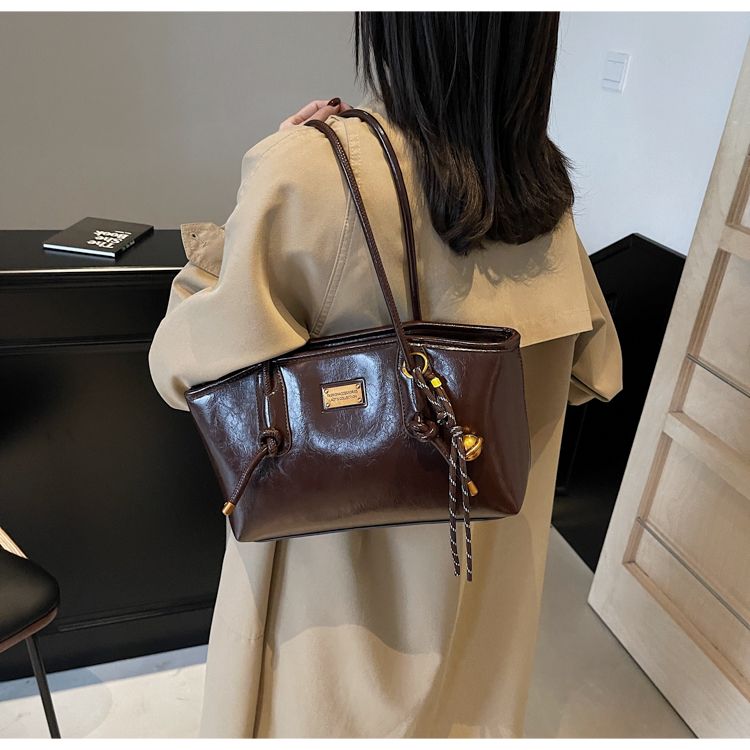 Vintage French Style Underarm Bag For Women - Stylish Crossbody Shoulder Bag With Large Capacity, Perfect For Commuting & Daily Use_voghion.com