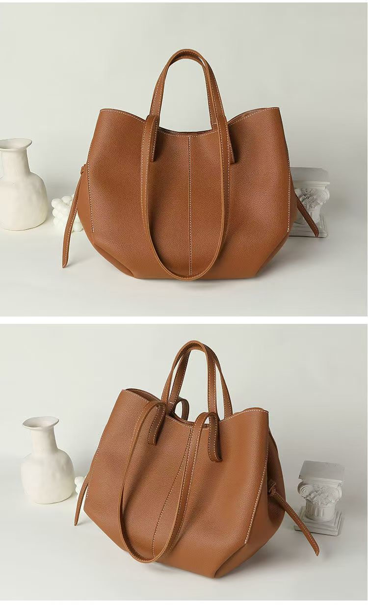 French High Value Fashion Tote Bag Advanced Hand Held Large Capacity Shoulder Underarm Women's Bag_voghion.com