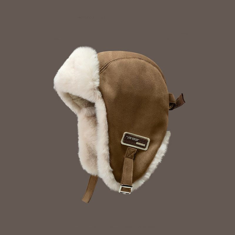 LazyZoom Donna, Cappello Lei Feng Anti-Freddo per Uomo, Caldo Cappello da Bicicletta Elettrica per Esterno, Protezione Auricolare, Foderato in Pile Invernale_voghion.com