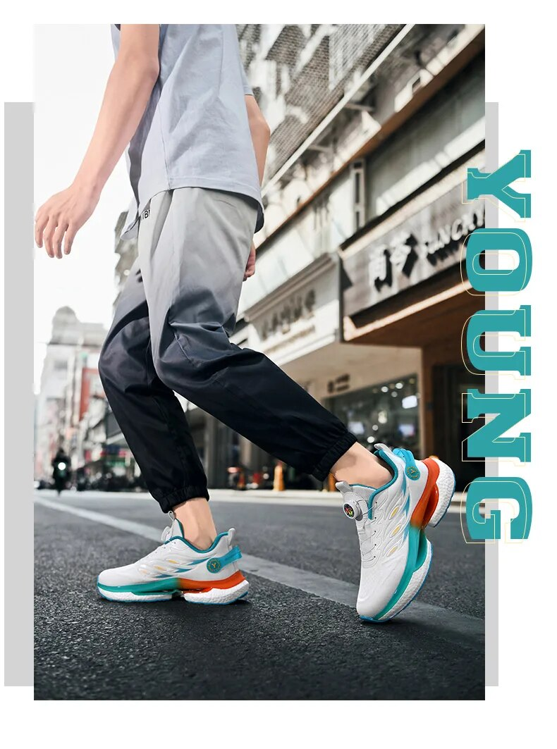 2023 nuova fibbia rotante maschile scarpe da ginnastica alla moda Chunky uomini scarpe da corsa donne fondo spesso scarpe da jogging coppia strada_voghion.com