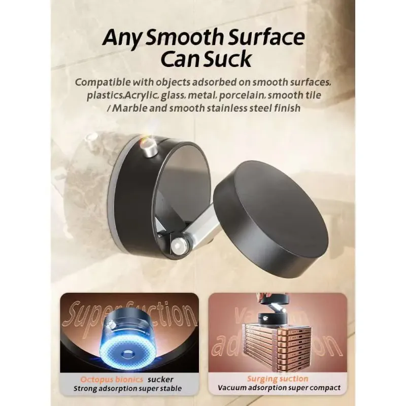 DHGadgets Supporto magnetico per auto con supporto a ventosa per tutti i telefoni, doppio lato, per parete in vetro, funzione vivavoce, funzione pigra_voghion.com