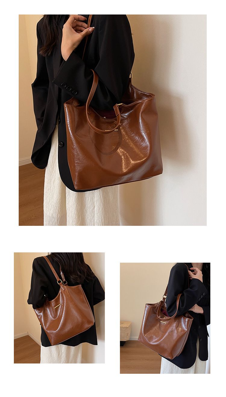 High Quality For Women 2024 New Trendy And Fashionable Shoulder Large Capacity Armpit Bag, Class Commuting Tote Bag_voghion.com