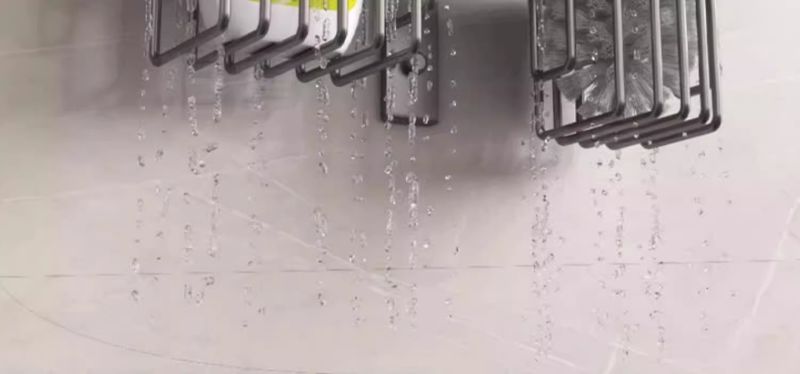 Hochwertiger Toilettenbürstenhalter zur Wandmontage – Space Aluminium, Badezimmer-Organizer ohne Bohren (Mattschwarz/Silber/Grau, rostfrei, 10 kg Tragkraft)_voghion.com