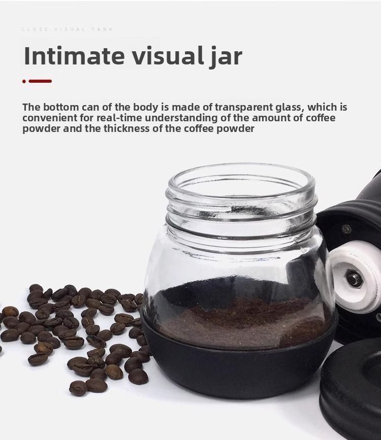 Macinacaffè manuale ZIVA Crank Bean con macinacaffè ultra fine_voghion.com