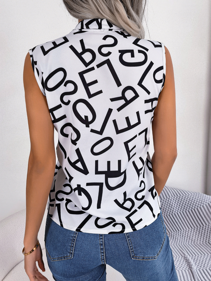 Tops voor dames Trendy grafische workout-tops Oversized Y2K-tops met korte mouwen Chiffon zomerblouses Boho-shirts Formele tuniek_voghion.com