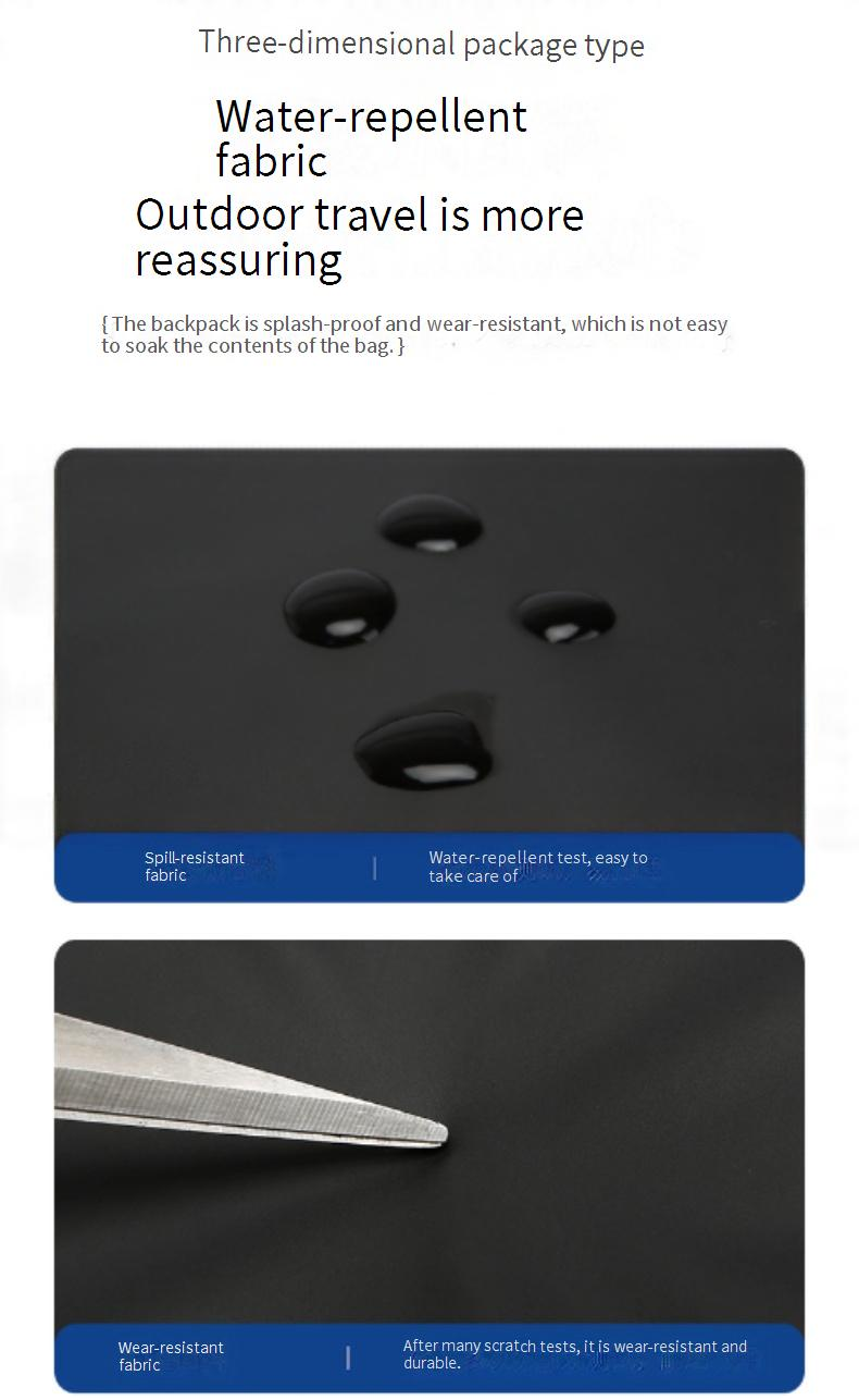 Herrentaschen Neue Modemarke Große Kapazität Reisetasche Computer-Rucksack College-Studenten Outdoor-Sport Wasserabweisender Rucksack_voghion.com