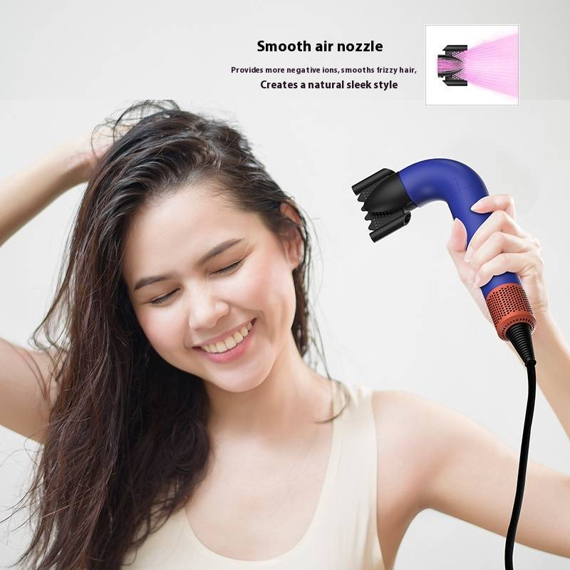 HD18 Huaqiang North Neuer Haartrockner mit gebogener Röhre, hoher Leistung, hoher Geschwindigkeit, leiser Negativ-Ionen-Haarpflege, für Zuhause, Friseursalon_voghion.com