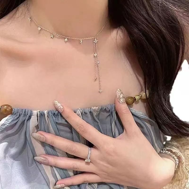 Collier de niche en perles colorées Dopamine, design élégant, personnalité, mode, exquis, simple et de grande valeur_voghion.com