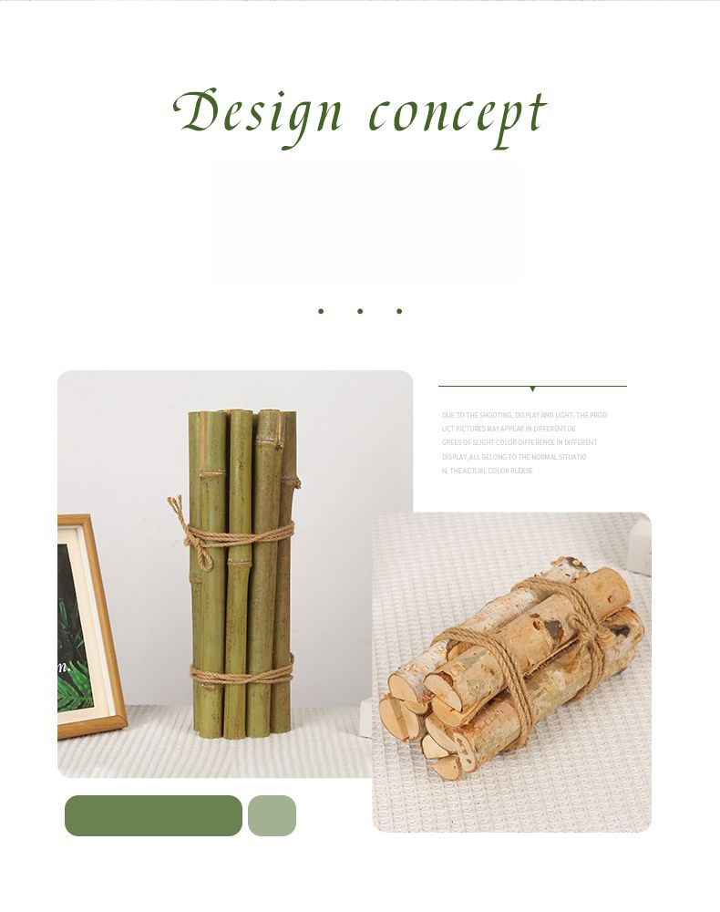 Branches de bûches naturelles faites à la main, matériel créatif pour la maternelle, ensemble complet de piquets, bâtons en bois irréguliers, ornements_voghion.com