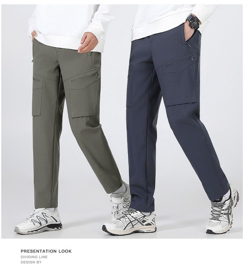 001 Outdoor Three-Proof Sports Women, Autumn And Winter Thickened Warm Hiking Waterproof Softshell Pants, Fleece-Lined Pants_voghion.com