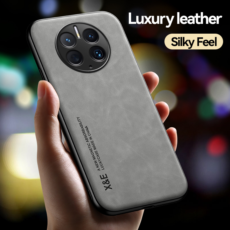 Za Huawei Mate 50 Pro futrola luksuzna kožna magnetska futrola za auto s postoljem za Huawei Mate 50 DCO-LX9 50Pro_voghion.com