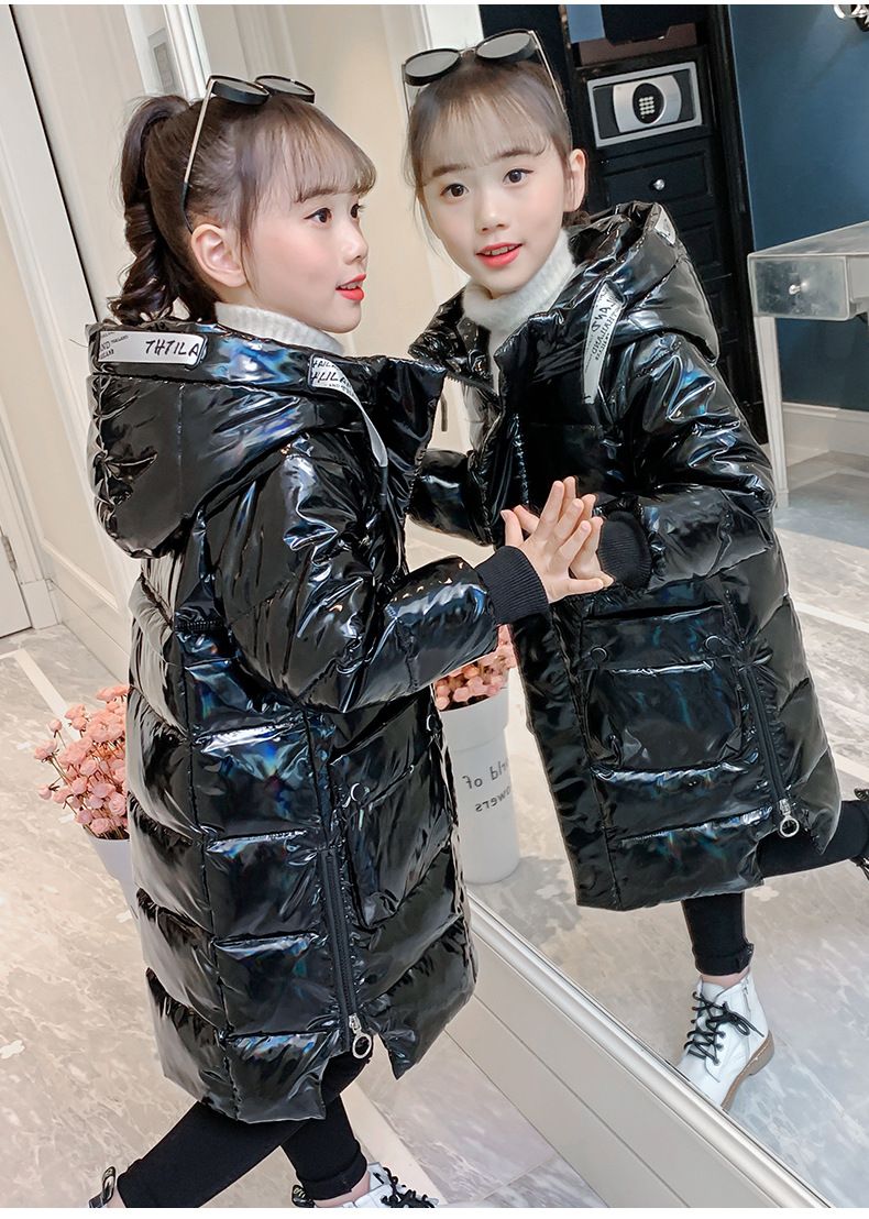 Giacca imbottita in cotone per ragazze e ragazzi, principessa, 2024, capospalla invernale di Capodanno, elegante, di taglia media e grande, per bambini_voghion.com