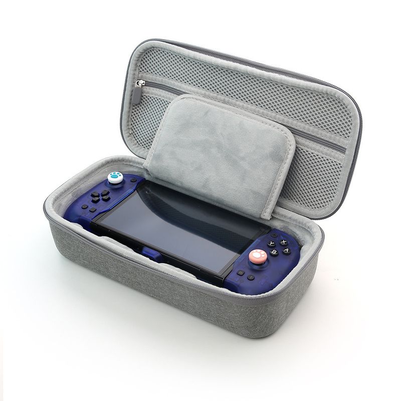 Switch Sıralı Saplı Saklama Çantası OLED Saplı Taşınabilir Fermuarlı Korumalı Sert Çanta Oyun Kartlarını Saklayabilir_voghion.com
