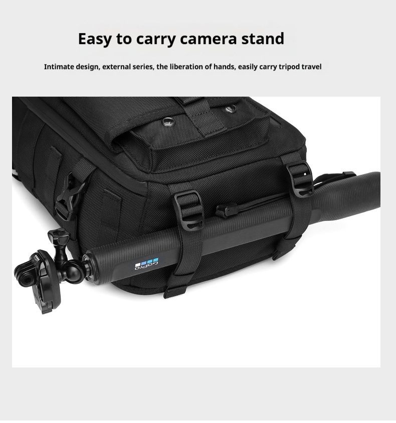 Taktesch Broschtbeutel fir Männer – Waasserdicht Crossbody-Broschtbeutel fir Outdoor-Sling fir Sport, Reesen a Multifunktionsgebrauch_voghion.com