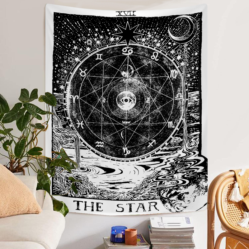 Opknoping clo Tarot merk Boheemse paar skelet achtergrond muur clo decoratieve wandtapijten omarmen home achtergrond_voghion.com