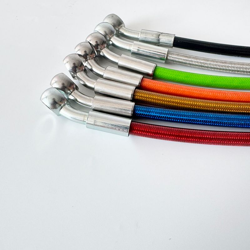 Tubo idraulico in acciaio inossidabile per olio per frizione freno migliorato da 10 cm a 500 cm con più colori tra cui scegliere_voghion.com