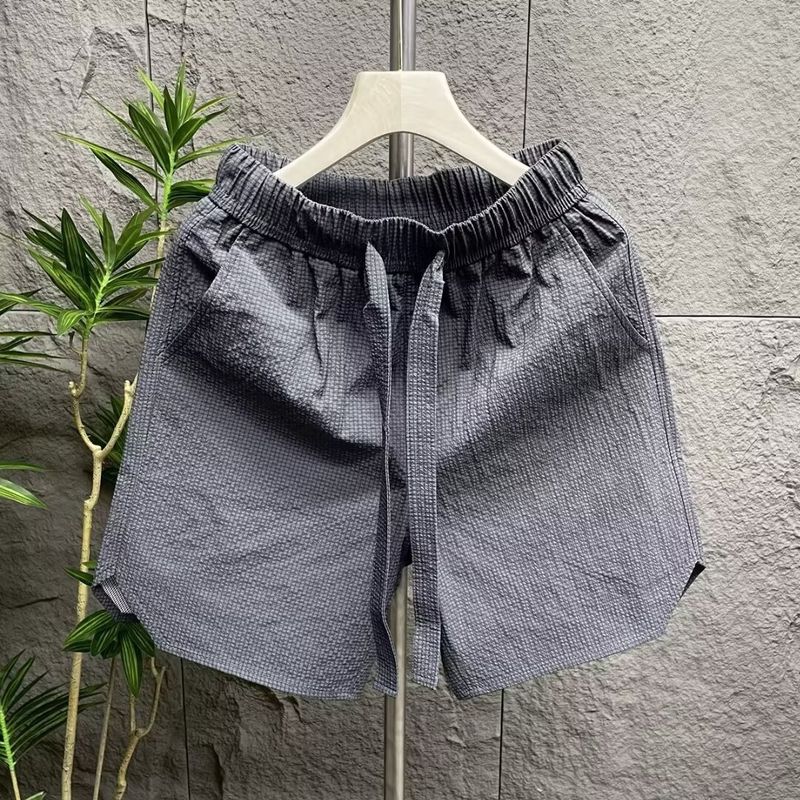Summer men's minimalist style, bubble wrap, versatile casual shorts, thin, fashionable and trendy, loose fitting beach_voghion.com