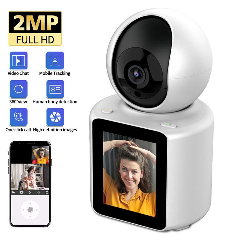 C31 1080P WIFI IP Baby Monitor 120° Wide-angle 2 Way Audio Video Night Vision Indoor Wireless PTZ Camera_voghion.com
