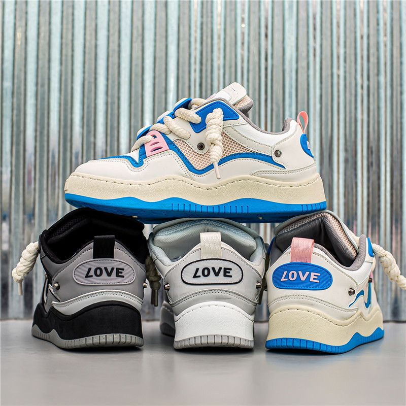 Scarpe da ginnastica casual alla moda coreane da uomo, unisex, stile primavera e autunno 2025_voghion.com