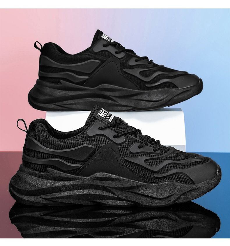 Atmungsaktive, lässige Herren-Sneaker, niedrige Schuhe, leichte, rutschfeste Gummisohle, modische Dad-Schuhe für den Sommer_voghion.com