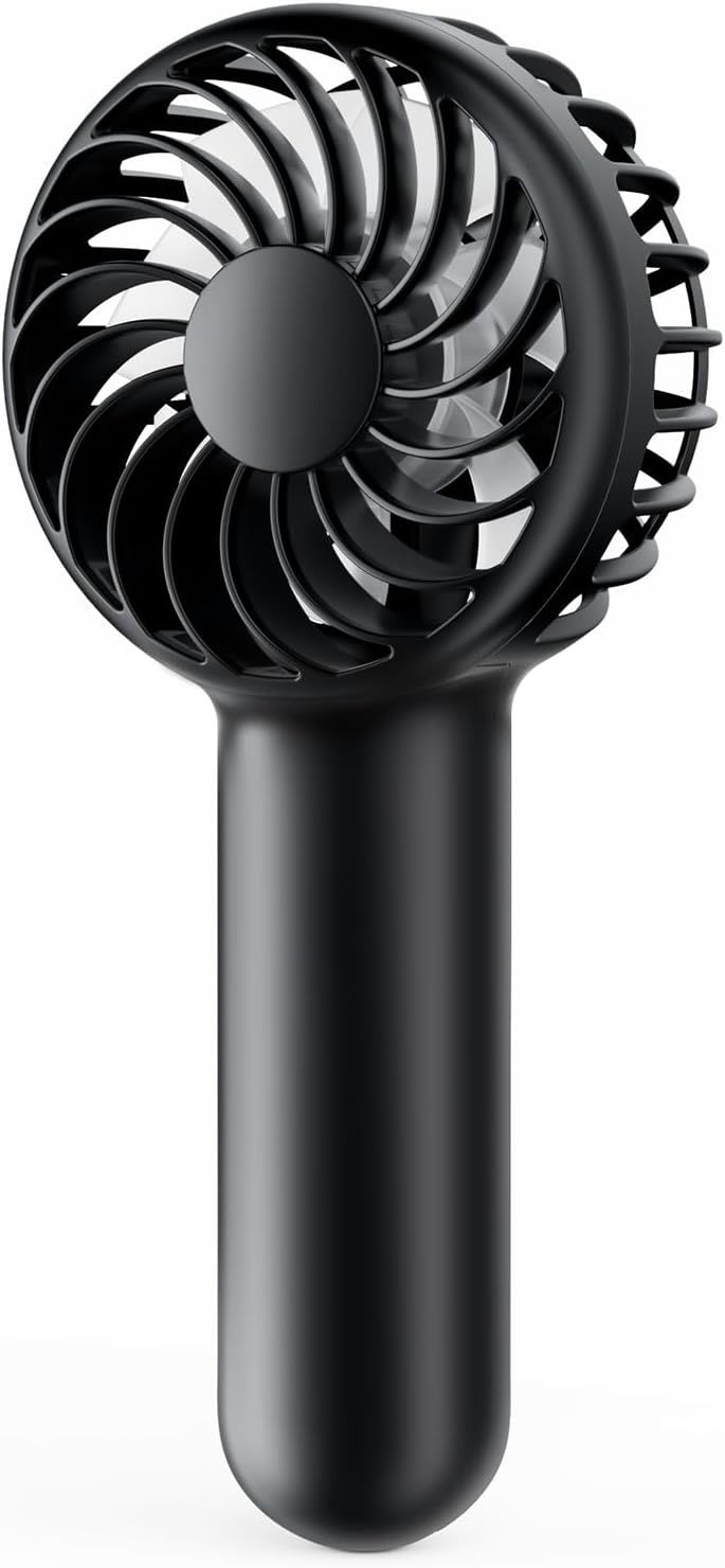 Gaiatop Mini Portable Handheld Fan, 3 Speed Powerful Battery Operated, Small USB Rechargeable Personal Fans Makeup_voghion.com
