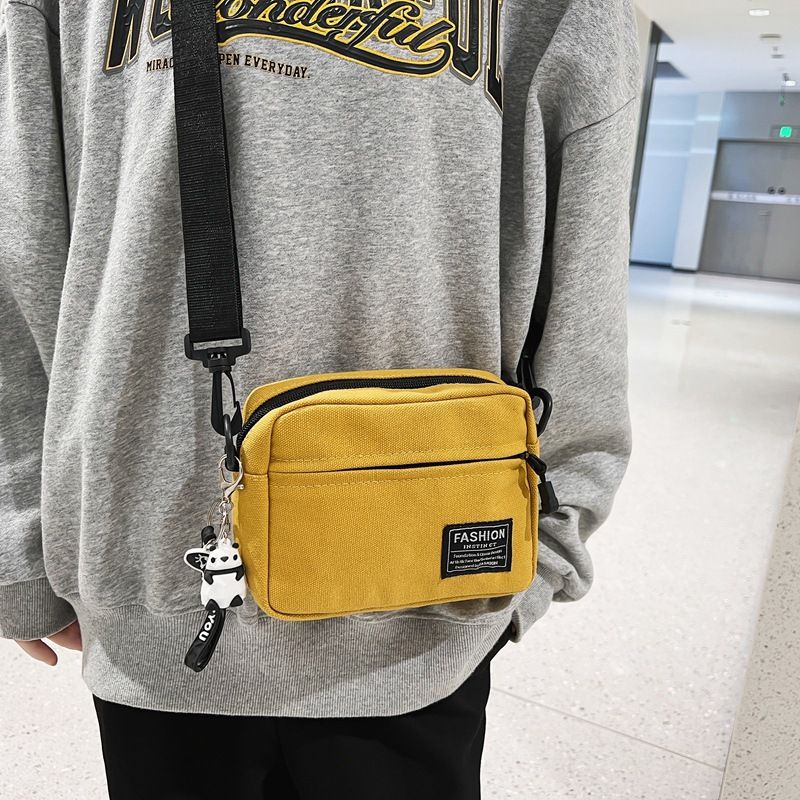 Versatile 2023 New Fashion Men's Casual Trendy Single Shoulder Couple Shopping Large Capacity Crossbody Bag_voghion.com