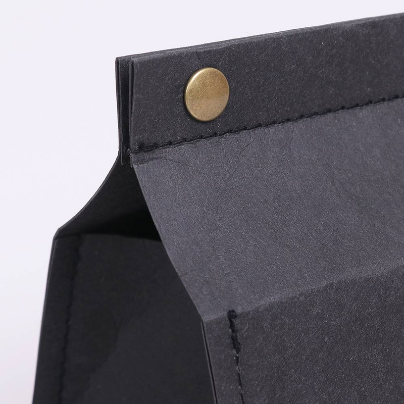 1 cassetto in carta kraft spessa nera/marrone, scatola porta fazzoletti impermeabile, per soggiorno, camera da letto, tavolino, scrivania_voghion.com