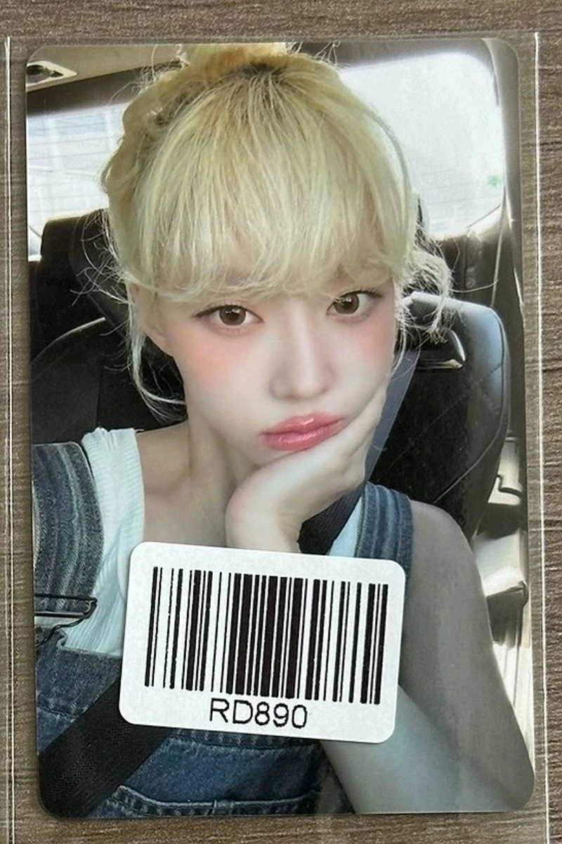 Carte photo officielle Aespa Whiplash China Exclusive KMStation 3RD Winter Kpop Idol_voghion.com