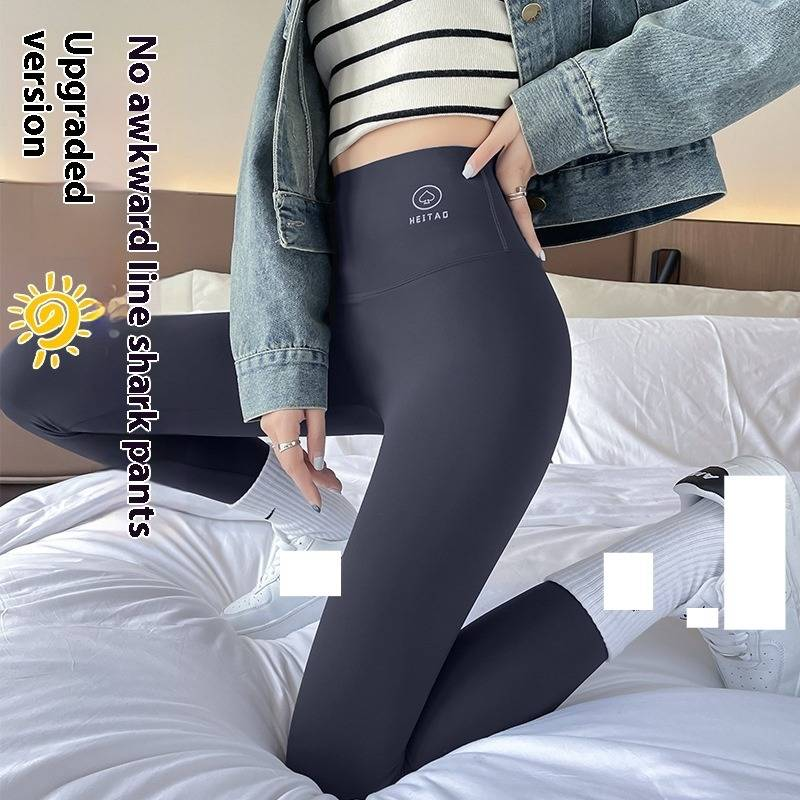 Damen-Leggings mit hohem Bund und Fleecefutter – warme Yoga-Hose mit Bauchkontrolle, dehnbar und bequem für den Winter_voghion.com