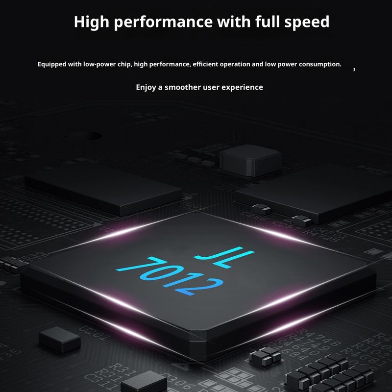 Bluetooth Smart Watch With Heart Rate, Blood Pressure & SpO2 Monitoring – 7-Day Battery, Touch Screen, Waterproof Fitness Tracker_voghion.com