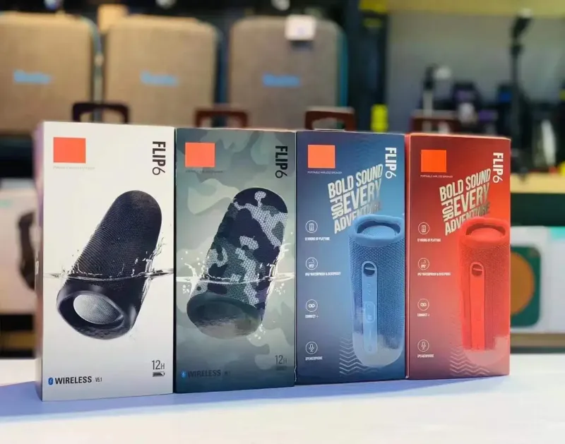 Flip6 Altoparlante Bluetooth impermeabile Multifunzione Colonna sonora portatile per esterni Subwoofer Wireless Home Theater Mesh_voghion.com