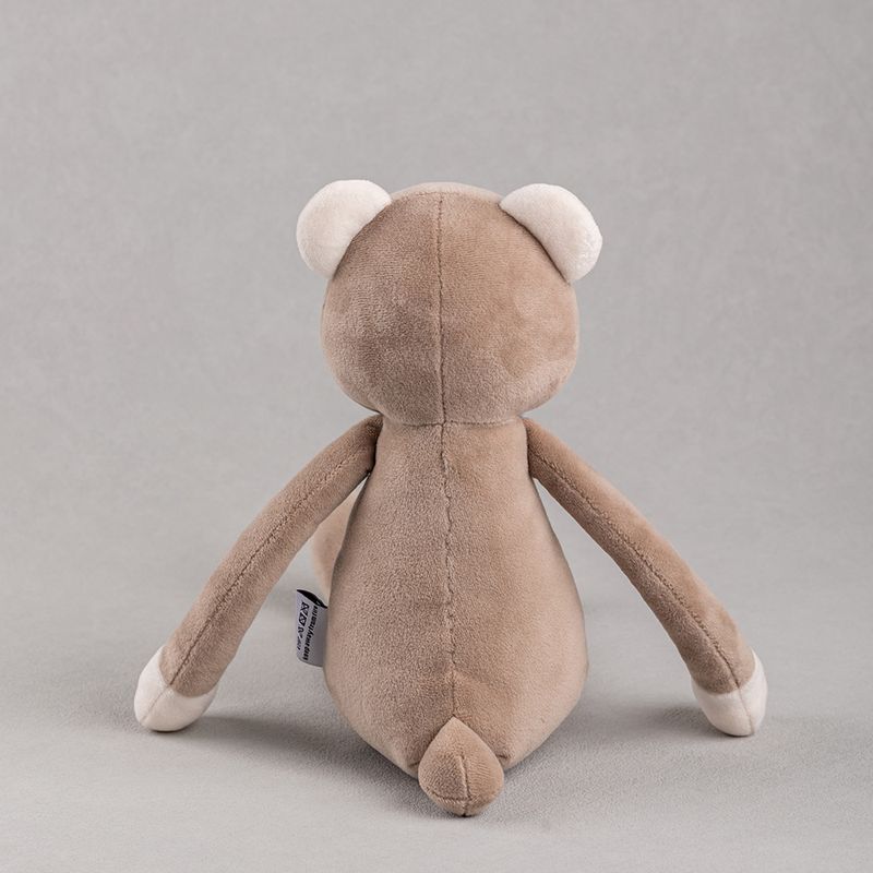 Kuscheltiere BOBYBOBO Kurzer Plüschbär mit langen Beinen, beruhigende Puppe, rosa Kaninchen, Plüschtier, Baby-Schlafpuppe_voghion.com